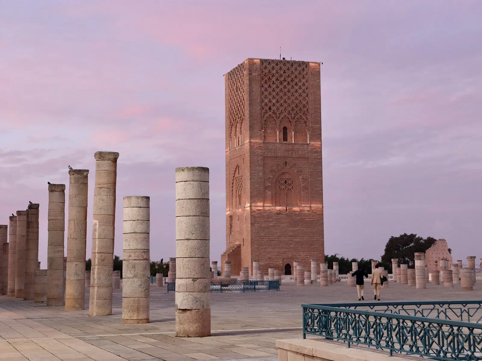 La tour Hassan à Rabat, à quelques kilomètres de Témara